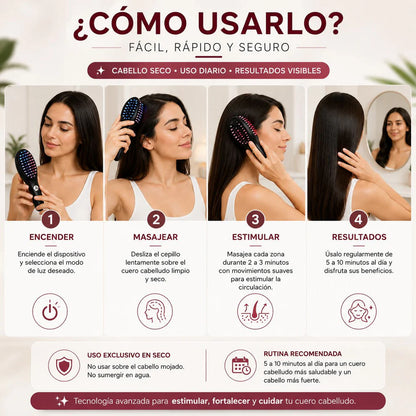 ✨ Cabello Liso, Brillante y Sin Frizz 💁‍♀️ | Ayuda a Reducir la Caída por Quiebre y Cuida tu Cuero Cabelludo 🌿