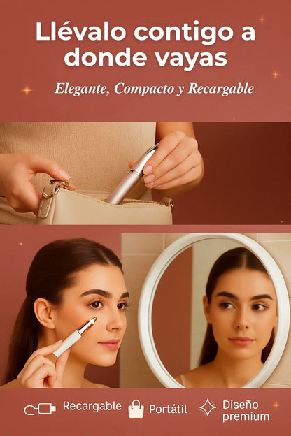 Depilador Facial de Precisión 2 en 1 – Piel Suave al Instante