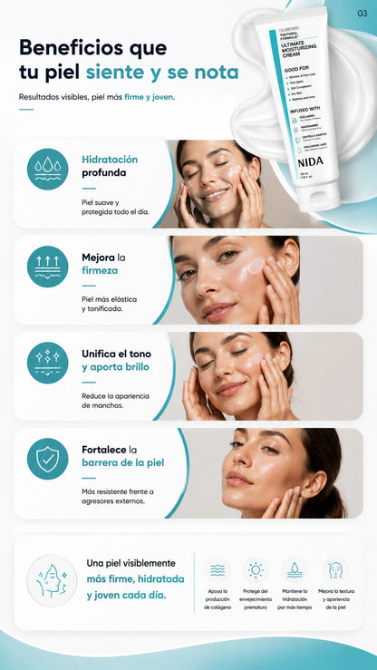 ✨🌿 NIDA Youthful | La hidratación que tu piel merece 💙