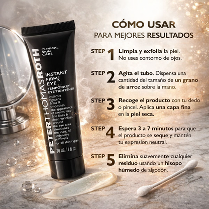 ✨ ¡Despídete de las Ojeras y Arrugas en Minutos Con Peter Thomas Roth! ✨